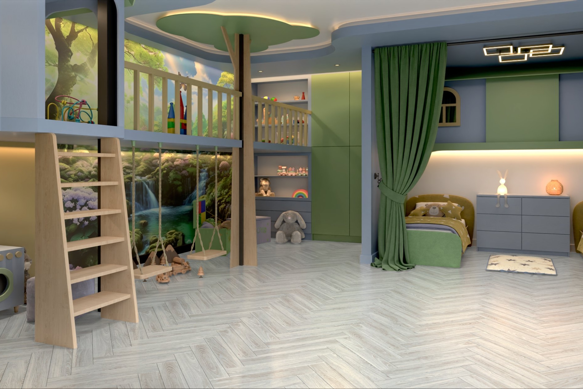 Инженерный паркет «Damy Floor» Ванильный (укладка елочкой) — купить в Сургуте