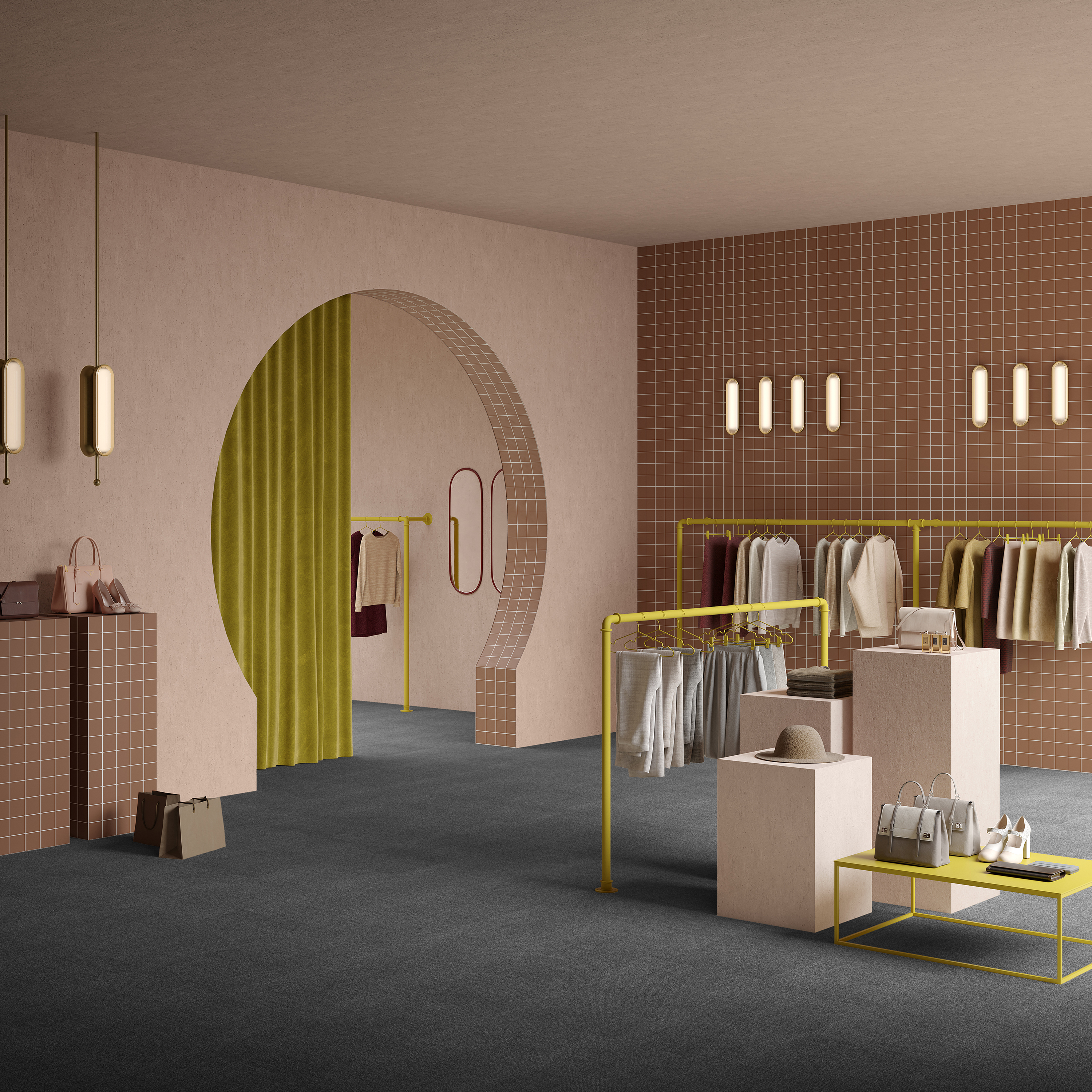 Ковровая плитка Mantra Tile 98 (500*500*6 мм) — купить в Сургуте