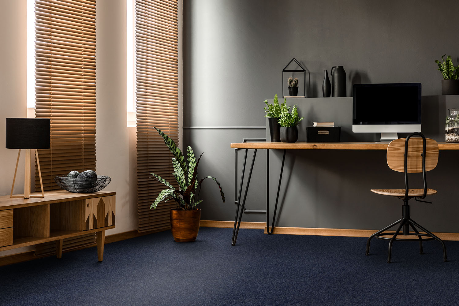 Ковровое покрытие "Bonkeel" Color Rib Blue Bottle 78 (ширина 1м/3м/4м) — купить в Сургуте