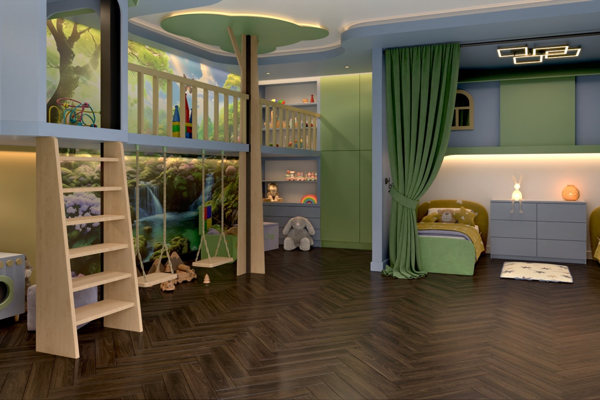 Инженерный паркет «Damy Floor» Каштановый (укладка елочкой) — купить в Сургуте